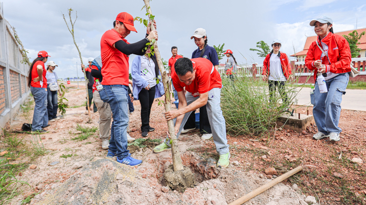 Swire Coca-Cola Cambodia Plants Seeds for a Greener Future