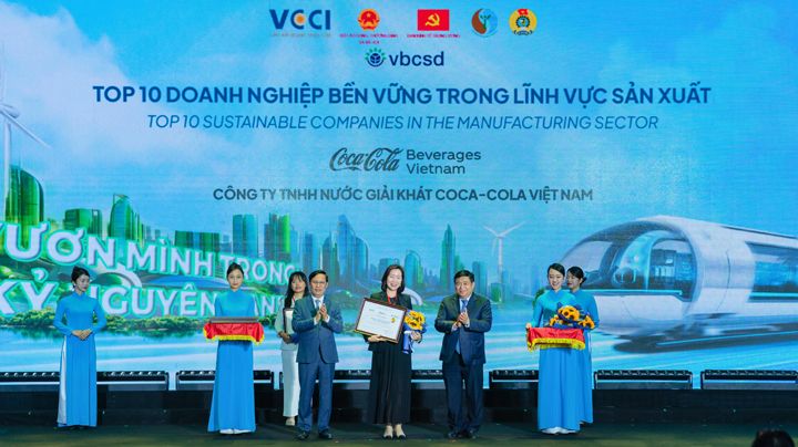 Coca-Cola Vietnam Recognised as a Leader in Sustainability