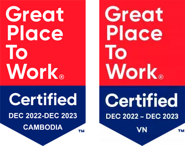 太古可口可乐在柬埔寨和越南的装瓶厂分别获得「卓越职场®」认證。