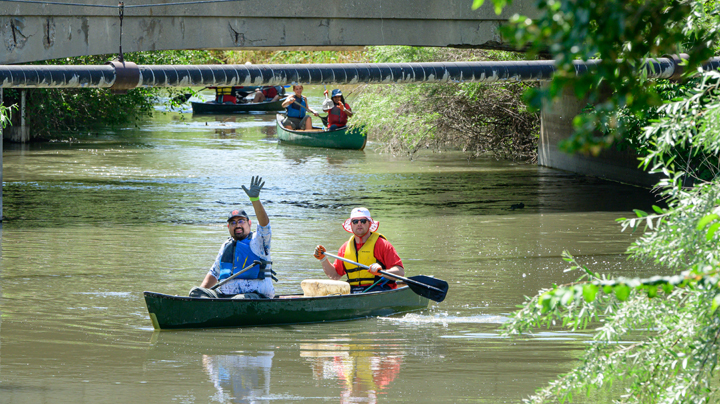 Swire Coca-Cola, USA Volunteers Clean Up 300 Pounds of Trash from Jordan River