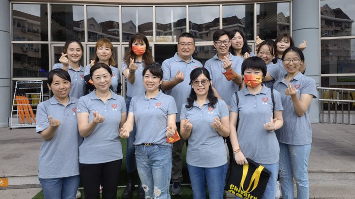 Recognition for Shanghai's employee volunteer team